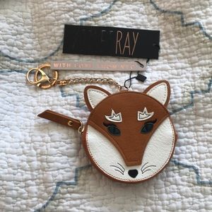 NWT Violet Ray Fox Coin Purse